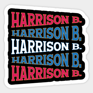 NATIONAL TEXT ART BEN HARRISON Sticker